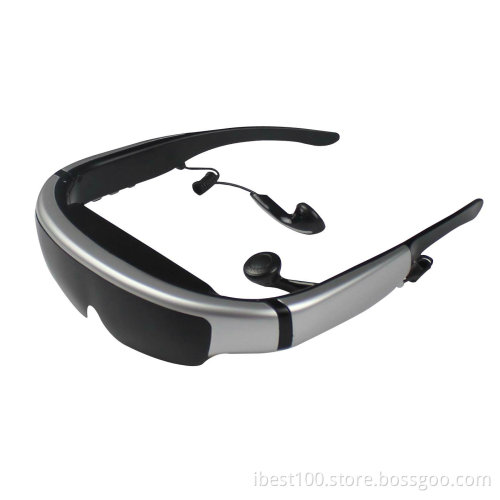 98inch Virtual Screen 3D Video Glasses 854X480 High Defination Build in 8GB Memory Support 2d/3D Games